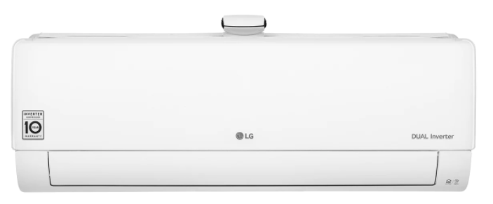 Airco LG Dualcool met luchtreiniger voorkant